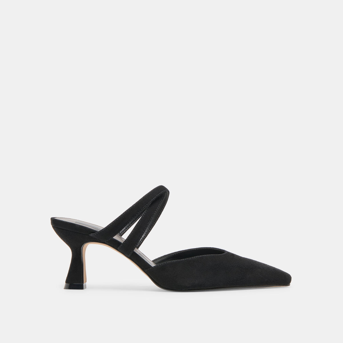 Linore Onyx Suede Heels | Dolce Vita Smart Buy