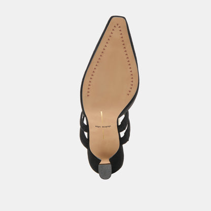 Linore Onyx Suede Heels | Dolce Vita Smart Buy