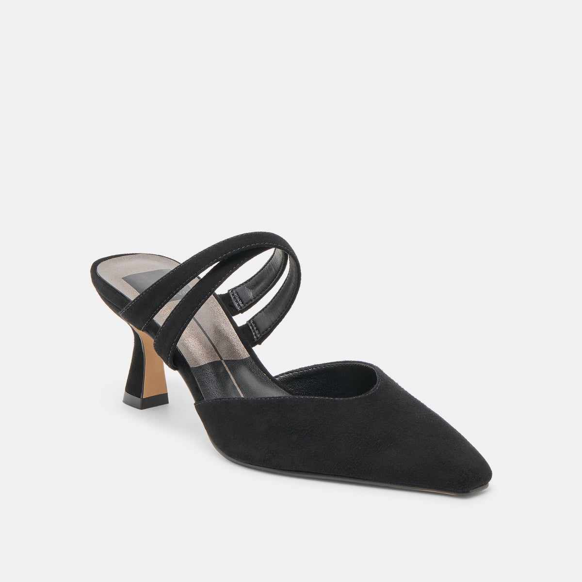 Linore Onyx Suede Heels | Dolce Vita Smart Buy