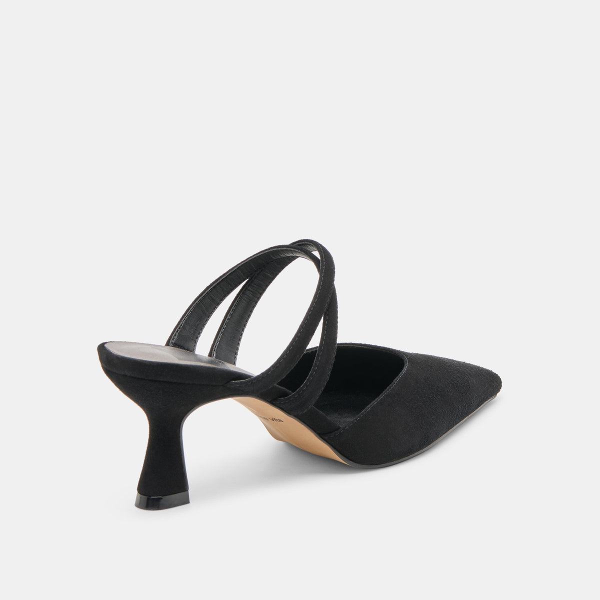 Linore Onyx Suede Heels | Dolce Vita Smart Buy