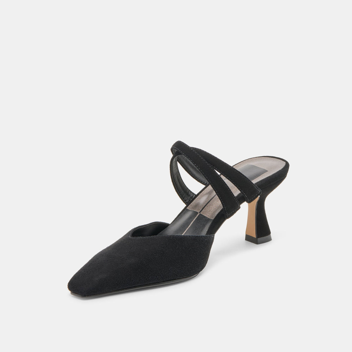 Linore Onyx Suede Heels | Dolce Vita Smart Buy