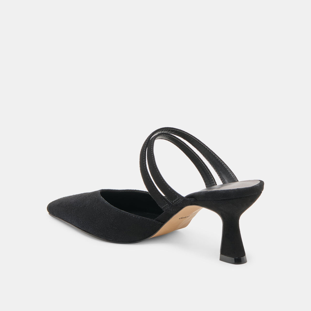 Linore Onyx Suede Heels | Dolce Vita Smart Buy
