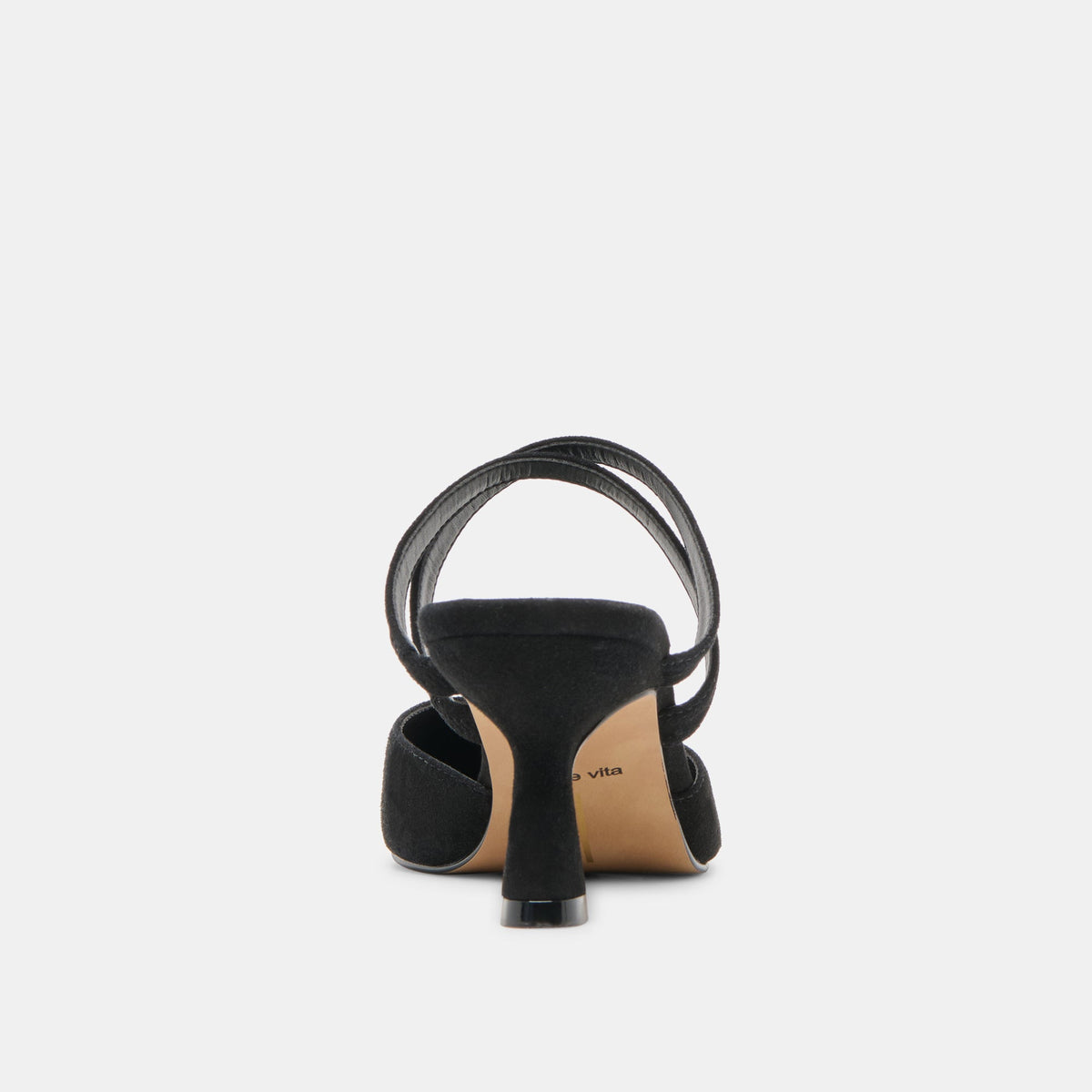 Linore Onyx Suede Heels | Dolce Vita Smart Buy