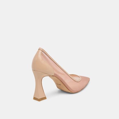 Malory Lt Tan Mesh Heels | Dolce Vita Exclusive