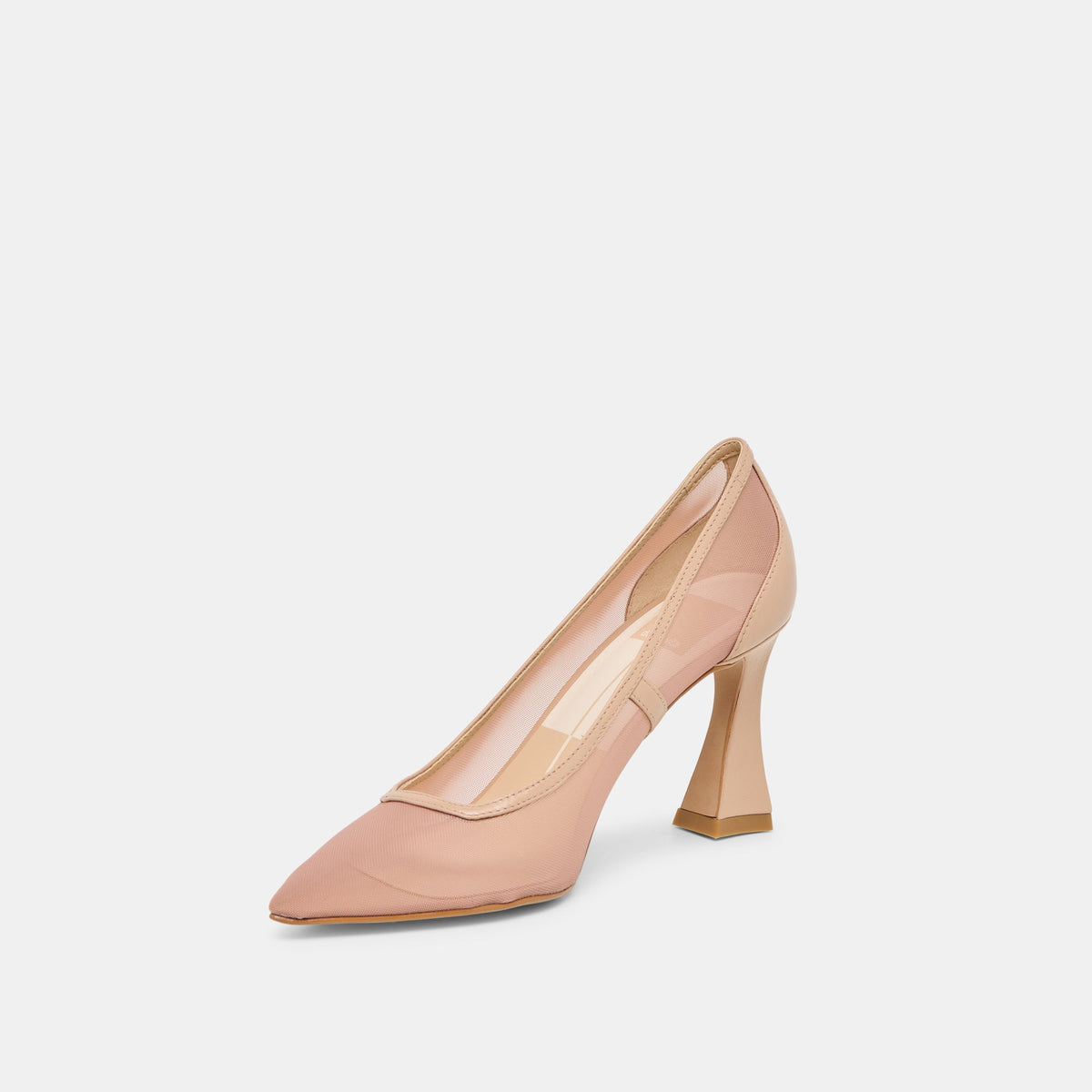 Malory Lt Tan Mesh Heels | Dolce Vita Exclusive