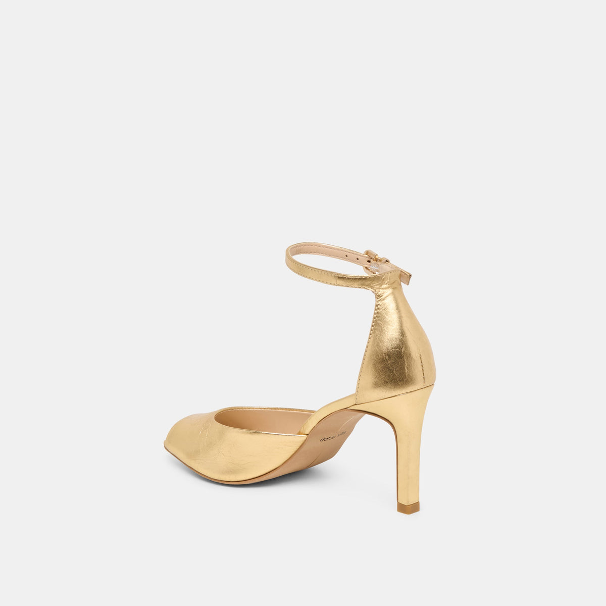 Serlo Gold Crinkle Patent Heels | Dolce Vita Hot Sale