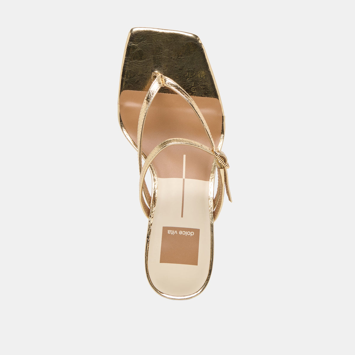Biaga Gold Distressed Leather Heels | Dolce Vita Sale