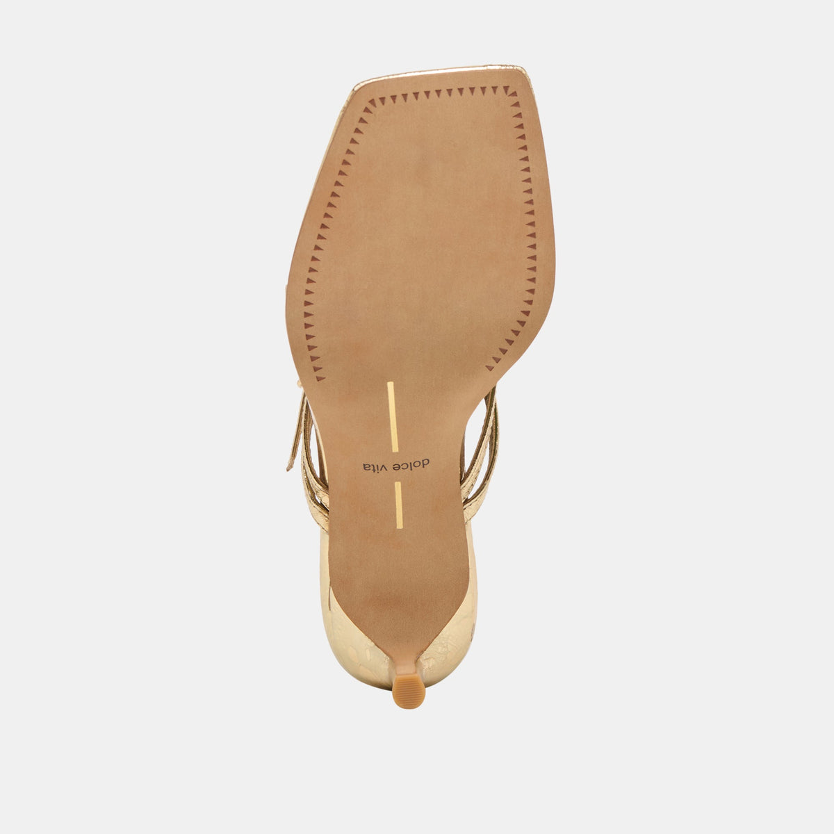 Biaga Gold Distressed Leather Heels | Dolce Vita Sale
