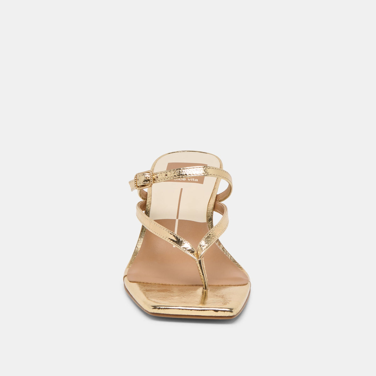 Biaga Gold Distressed Leather Heels | Dolce Vita Sale