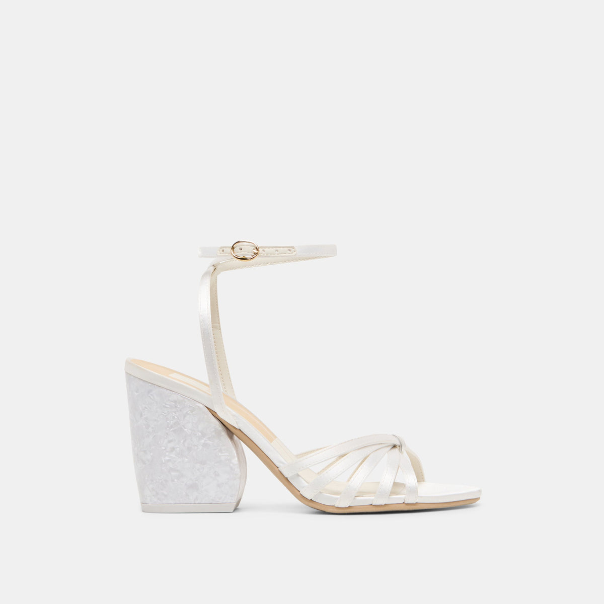 Ronica True White Satin Heels | Dolce Vita Top Pick