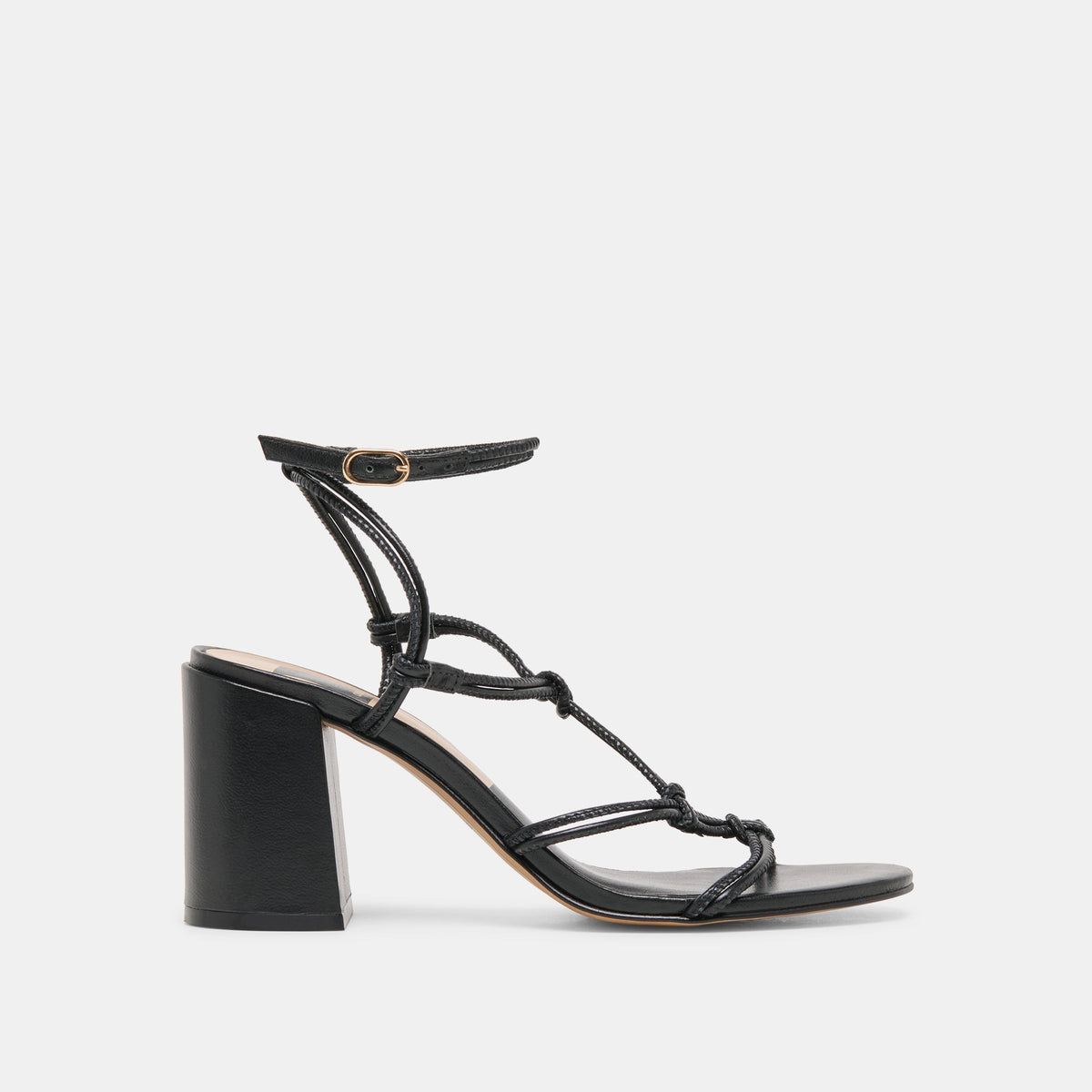 Fizzy Black Leather Heels | Dolce Vita Premium
