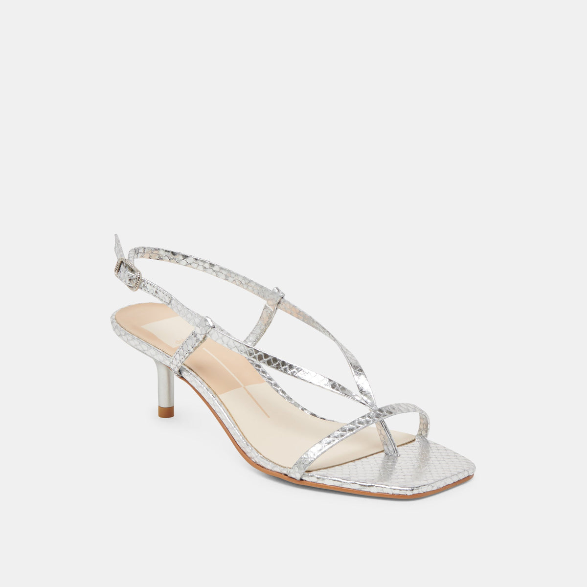 LAURY HEELS SILVER EMBOSSED LEATHER
 – Dolce Vita | Dolce Vita Hot Sale