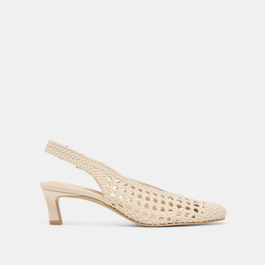 Fawne Creme Woven Stella Heels | Dolce Vita Best Price