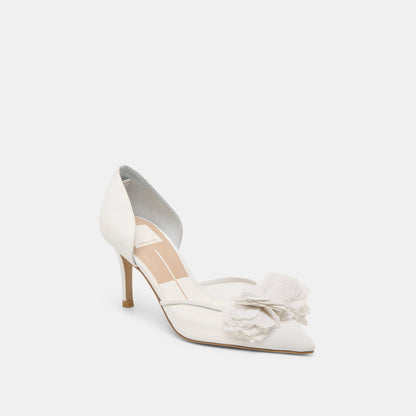 Evelin White Mesh Heels | Dolce Vita Customer Favorite