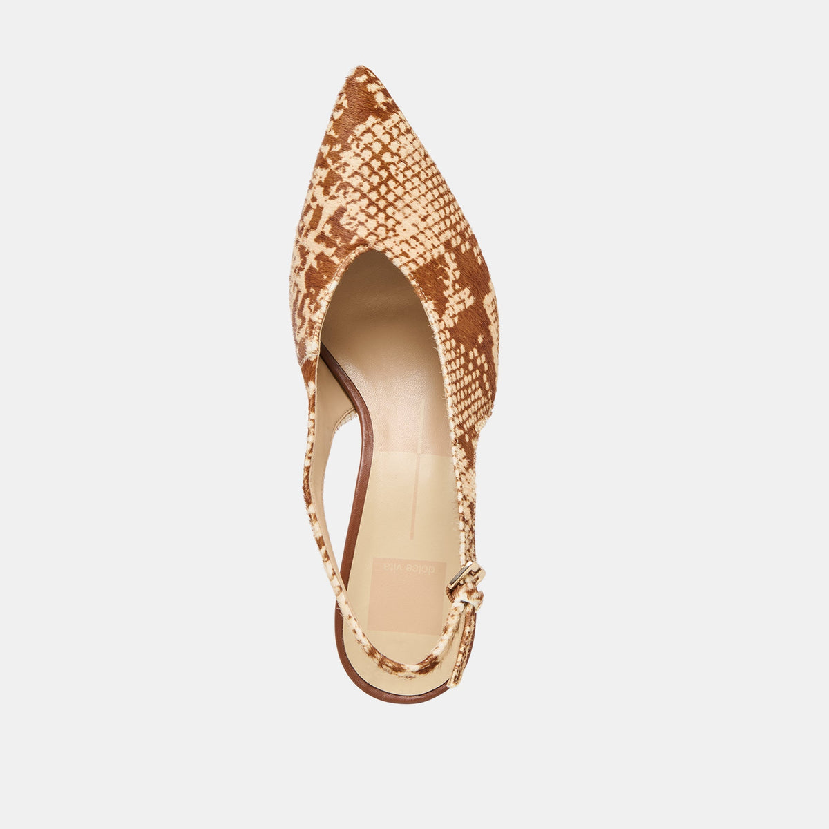 Alenna Brown Snake Calf Hair Heels | Dolce Vita Customer Favorite