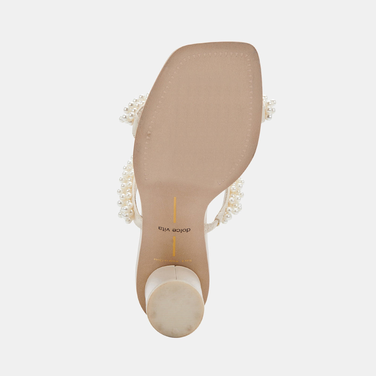 NOEL Heels Vanilla Pearls | Vanilla Pearl Bead Heels
 – Dolce Vita | Dolce Vita Discount