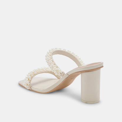 NOEL Heels Vanilla Pearls | Vanilla Pearl Bead Heels
 – Dolce Vita | Dolce Vita Discount