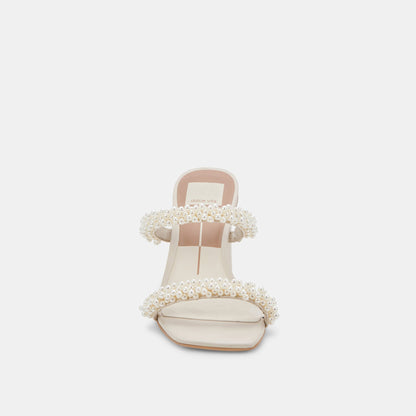 NOEL Heels Vanilla Pearls | Vanilla Pearl Bead Heels
 – Dolce Vita | Dolce Vita Discount