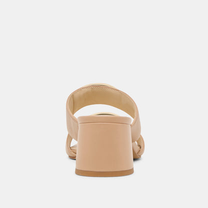 Barnet Light Tan Leather Heels | Dolce Vita Smart Buy