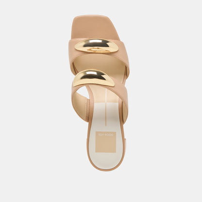 Barnet Light Tan Leather Heels | Dolce Vita Smart Buy