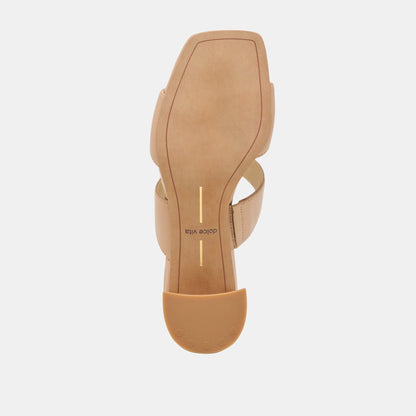 Barnet Light Tan Leather Heels | Dolce Vita Smart Buy