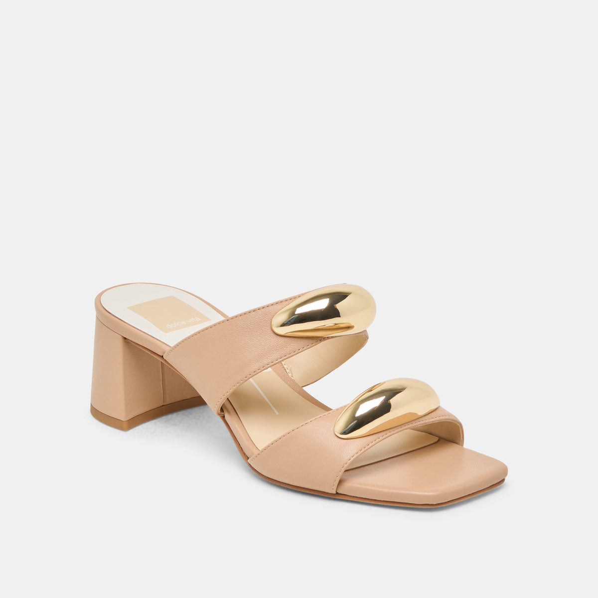 Barnet Light Tan Leather Heels | Dolce Vita Smart Buy