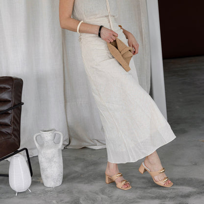 Barnet Light Tan Leather Heels | Dolce Vita Smart Buy
