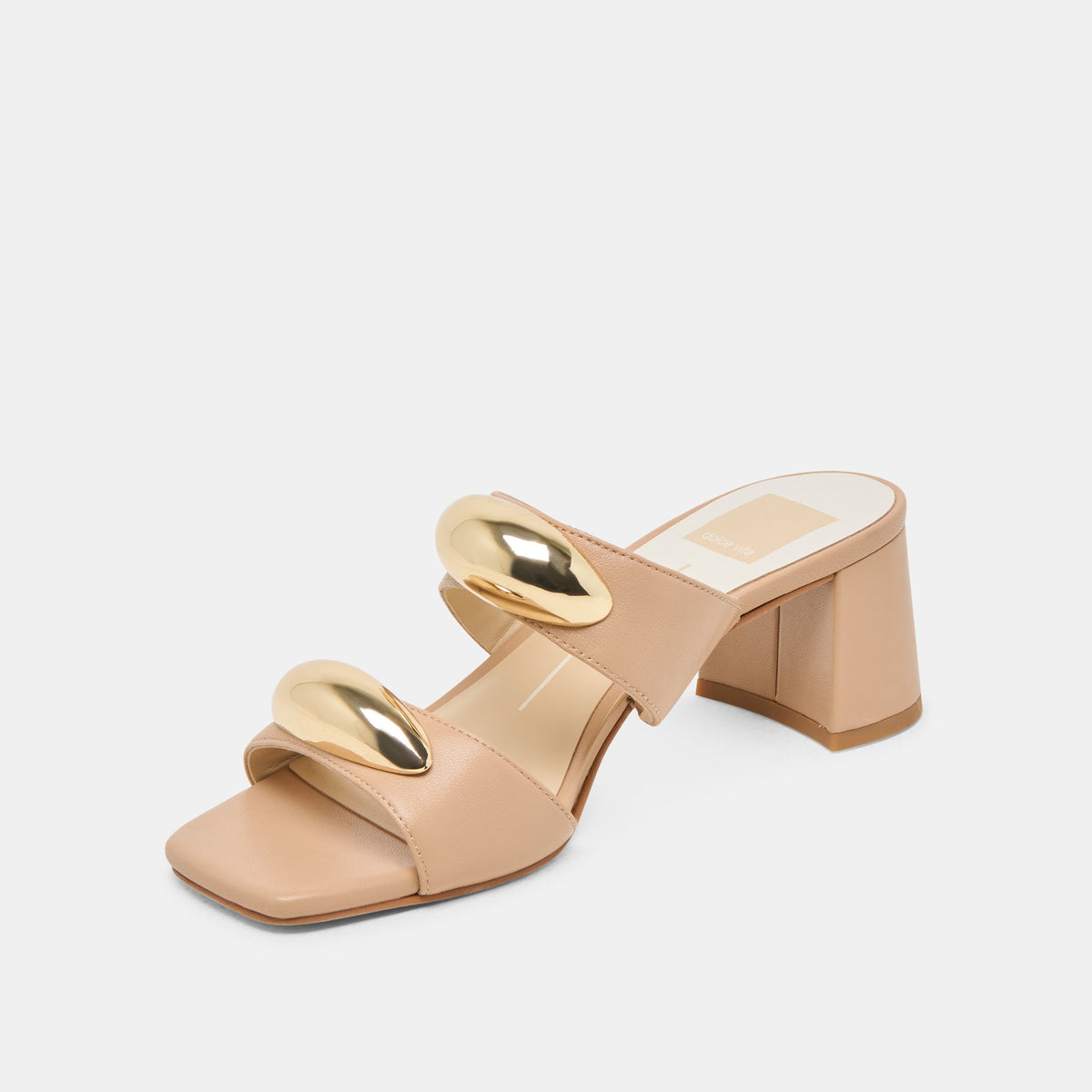 Barnet Light Tan Leather Heels | Dolce Vita Smart Buy
