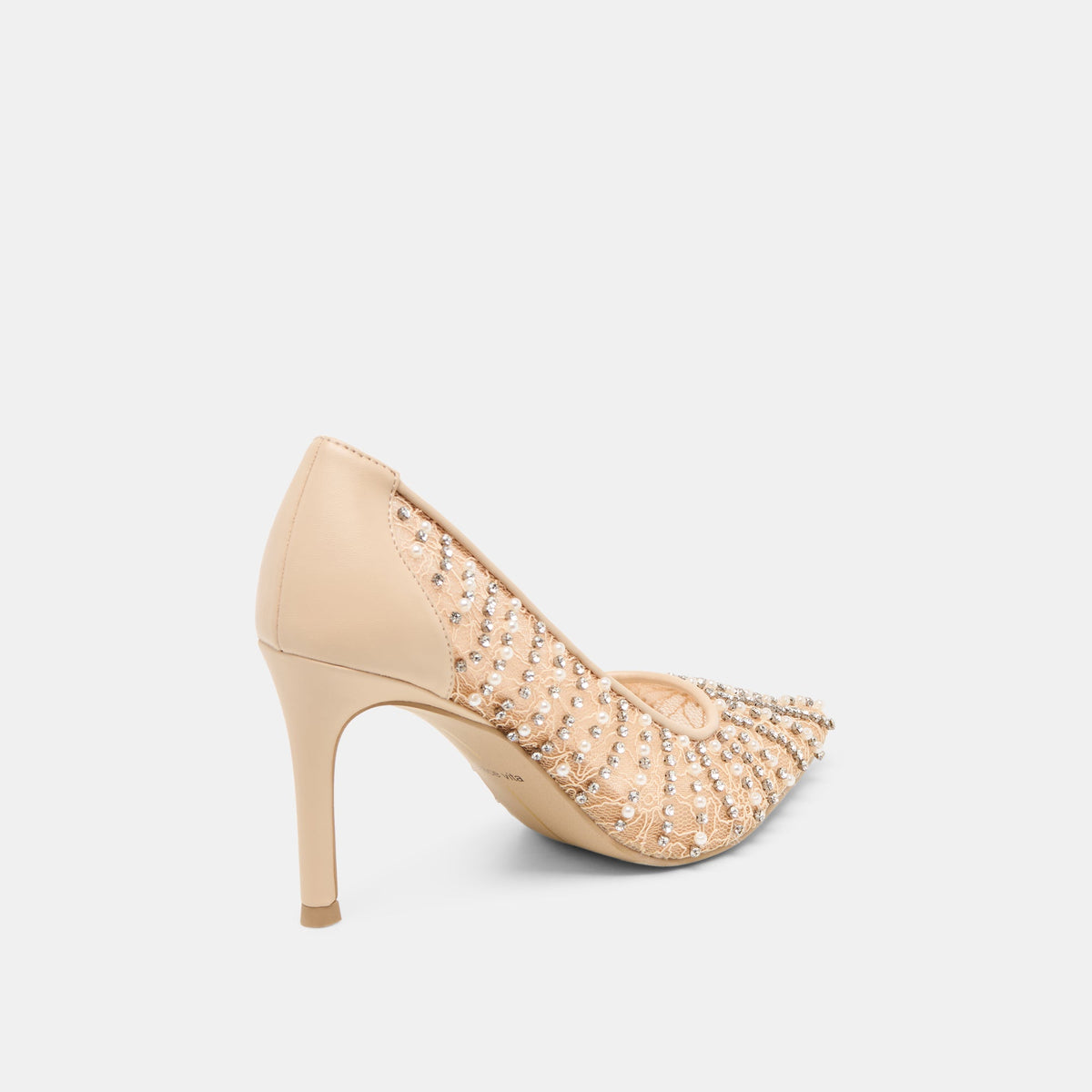 Kashe Pearl Blush Lace Mesh Heels | Dolce Vita Customer Favorite