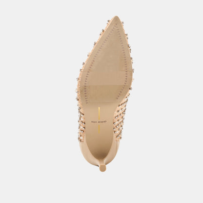 Kashe Pearl Blush Lace Mesh Heels | Dolce Vita Customer Favorite