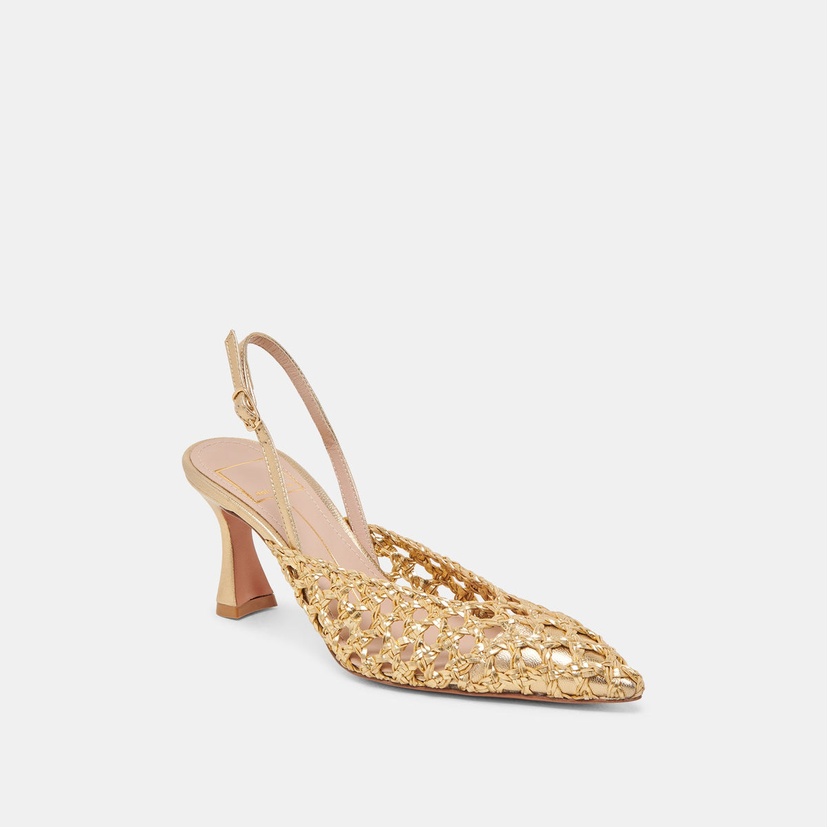 GLORIA HEELS GOLD WOVEN
 – Dolce Vita | Dolce Vita Recommended