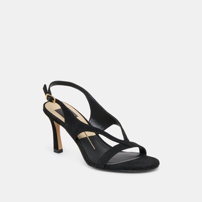 Izela Onyx Suede Heels | Dolce Vita Smart Buy