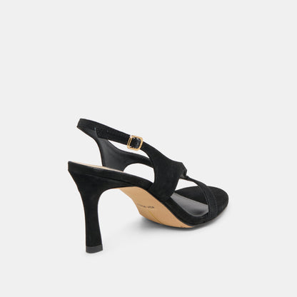 Izela Onyx Suede Heels | Dolce Vita Smart Buy