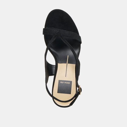 Izela Onyx Suede Heels | Dolce Vita Smart Buy
