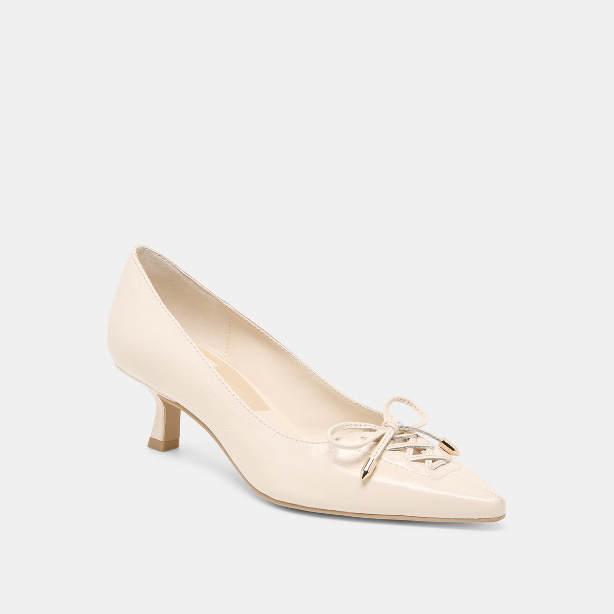 Clarie Bone Crinkle Patent Leather Heels | Dolce Vita Great Value
