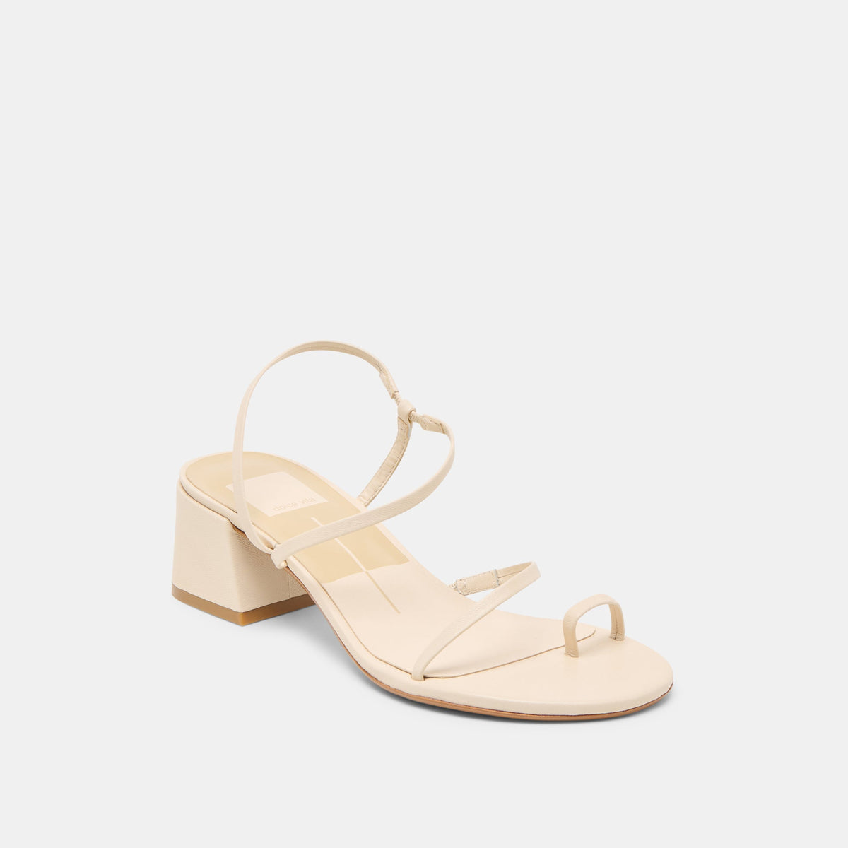 Trini Creme Leather Heels | Dolce Vita Featured