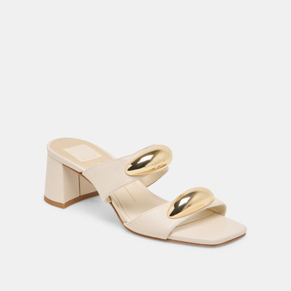Barnet Bone Leather Heels | Dolce Vita Latest