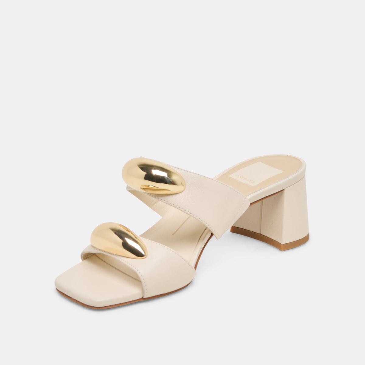 Barnet Bone Leather Heels | Dolce Vita Latest