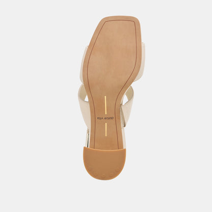 Barnet Bone Leather Heels | Dolce Vita Latest