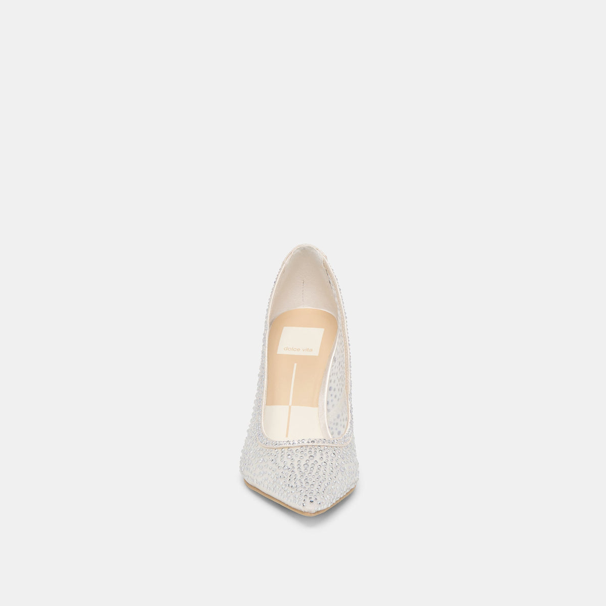 Kashe Crystal White Mesh Heels | Dolce Vita Quality