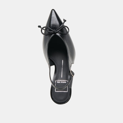 GEENA HEELS BLACK LEATHER
 – Dolce Vita | Dolce Vita Best Price