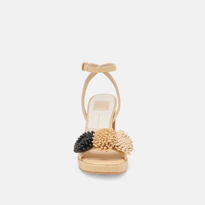 OLIVEA HEELS BLACK NATURAL RAFFIA
 – Dolce Vita | Dolce Vita Trending