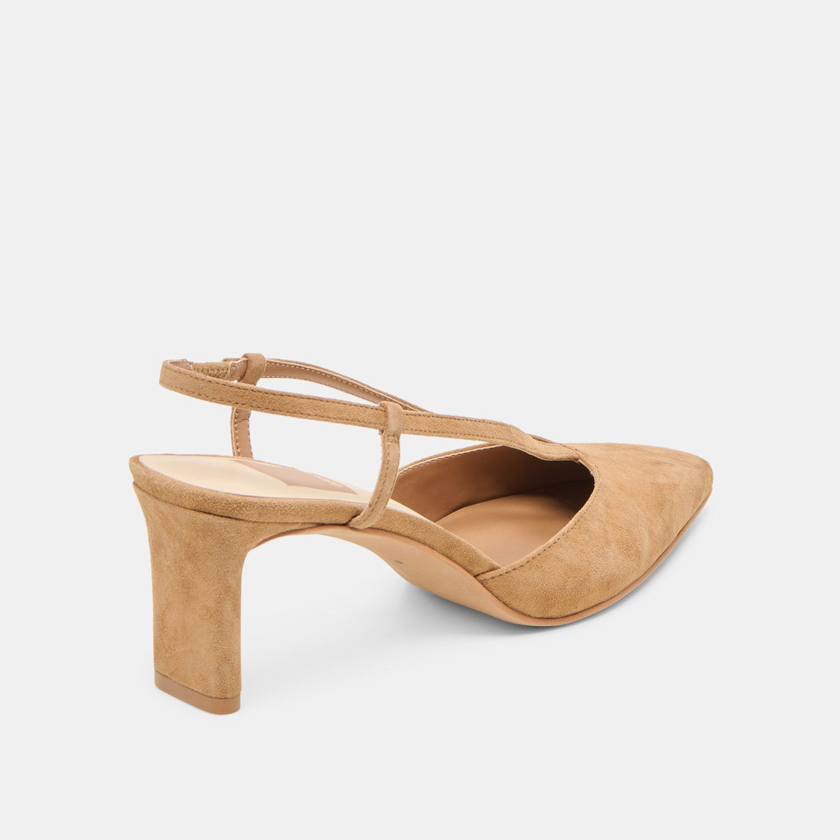 Ginay Lt Brown Suede Heels | Dolce Vita Trusted