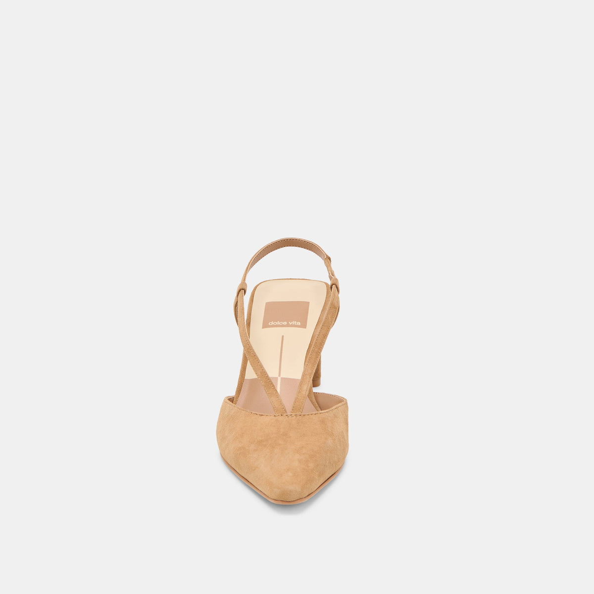 Ginay Lt Brown Suede Heels | Dolce Vita Trusted