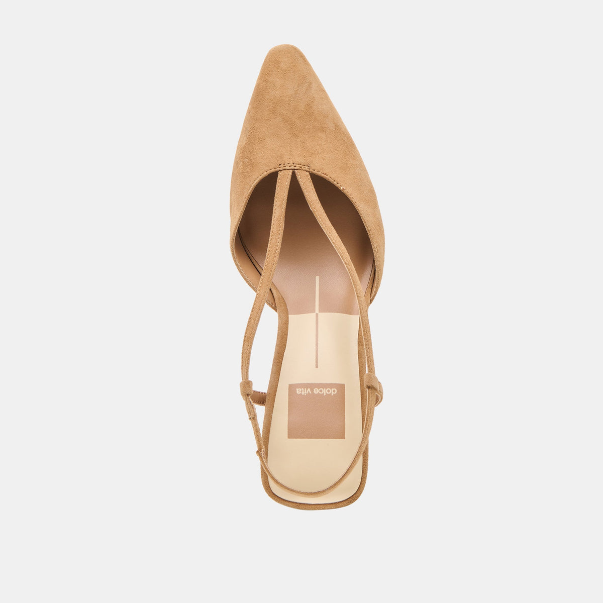 Ginay Lt Brown Suede Heels | Dolce Vita Trusted