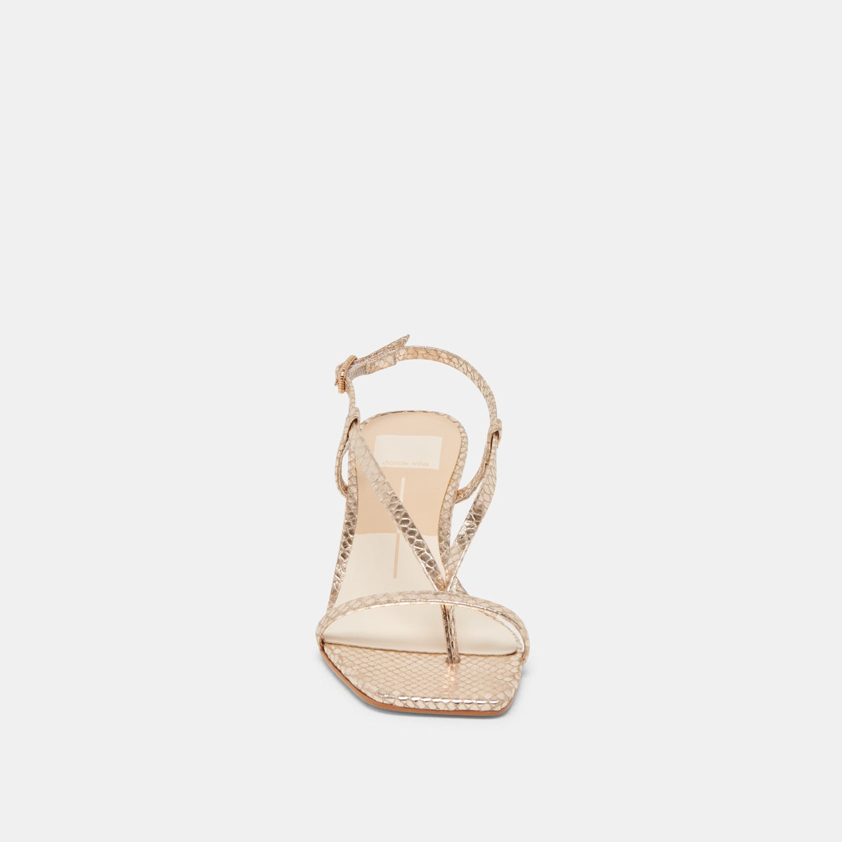 LAURY HEELS CHAMPAGNE EMBOSSED LEATHER
 – Dolce Vita | Dolce Vita Recommended