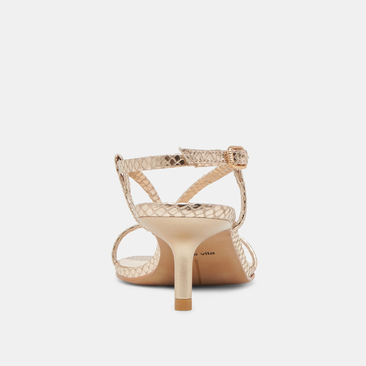 LAURY HEELS CHAMPAGNE EMBOSSED LEATHER
 – Dolce Vita | Dolce Vita Recommended