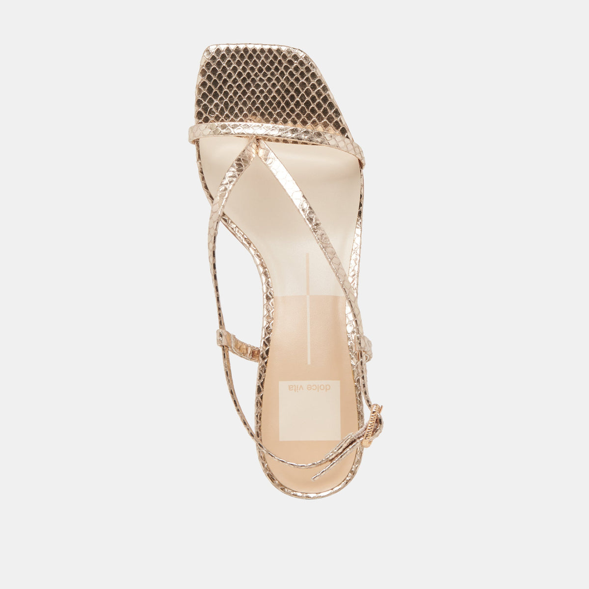 LAURY HEELS CHAMPAGNE EMBOSSED LEATHER
 – Dolce Vita | Dolce Vita Recommended