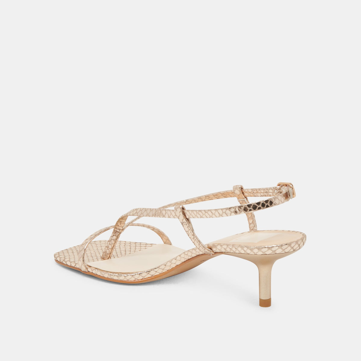 LAURY HEELS CHAMPAGNE EMBOSSED LEATHER
 – Dolce Vita | Dolce Vita Recommended