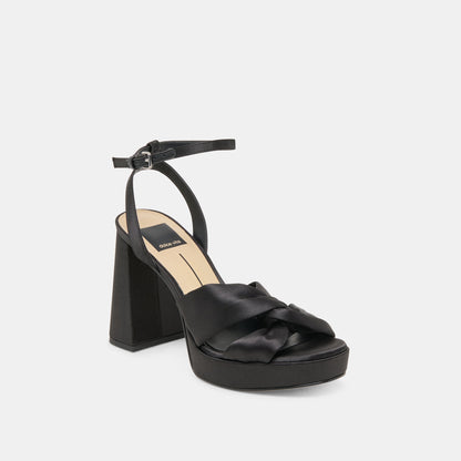 PARLO HEELS ONYX SATIN
 – Dolce Vita | Dolce Vita Everyday